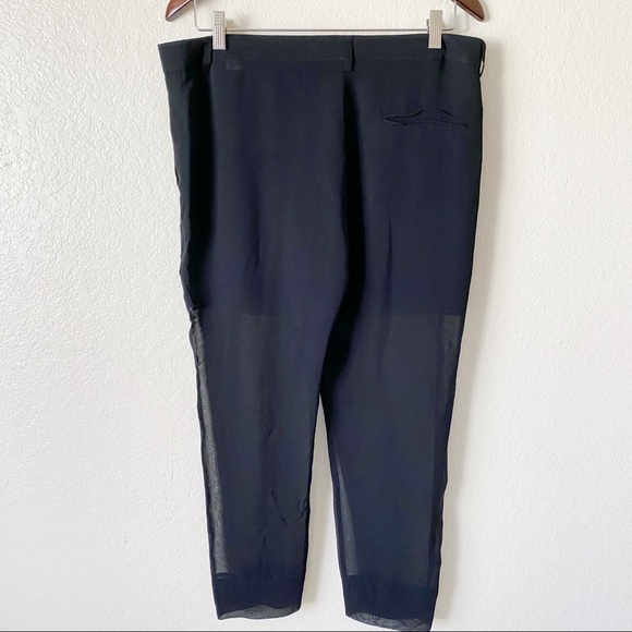 Vince black sheer pants size 10 - Picture 5 of 13